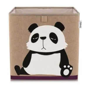 Lifeney Aufbewahrungsbox "Panda" in Hellbraun/ Weiß - (B)33 x (H)33 x (T)33 cm günstig kaufen | limango Wochenendangebot