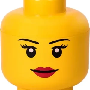 Billig LEGO Aufbewahrungsbox "Girl" in Gelb - (H)27,1 x Ø 24 cm günstig kaufen | limango