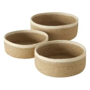 Boltze 3er-Set: Körbe "Cunas" in Hellbraun günstig kaufen | limango Nur Heute