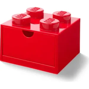 LEGO Schubladenbox "Brick 4" in Rot - (B)15,8 x (H)11,3 x (T)15,8 cm günstig kaufen | limango Letzte Chance