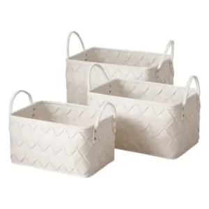 Boltze 3er-Set: Körbe "Levoro" in Creme günstig kaufen | limango Billig