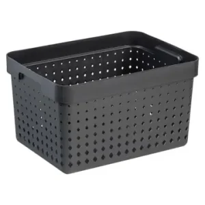 Knallerangebot NHG Aufbewahrungskorb in Grau - (B)26,8 x (H)20,9 x (T)35,7 cm günstig kaufen | limango