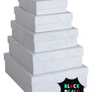 Online Kaufen BigsoBox 5er-Set: Aufbewahrungsboxen "Cindy" in Hellgrau günstig kaufen | limango