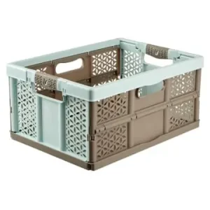 Neue Ware Joybos Aufbewahrungskorb in Hellbraun/ Hellblau - (B)48 x (H)34,5 x (T)23,5 cm günstig kaufen | limango