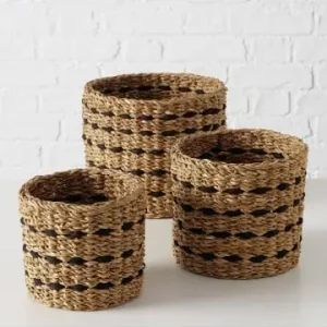 Mega-Angebot Boltze 3er-Set: Körbe "Bokar" in Hellbraun/ Schwarz günstig kaufen | limango