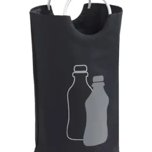 Sichere Zahlung Wenko Flaschensammler "Jumbo" in Schwarz - 69 l günstig kaufen | limango