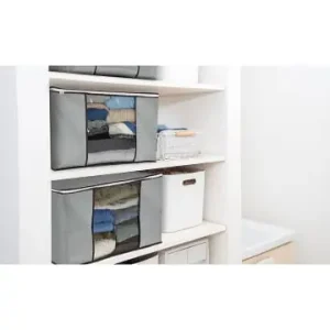 IDOMYA Essentials 3er-Set: Aufbewahrungskorb in Grau - (B)60 x (H)35 x (T)43 cm günstig kaufen | limango Echt