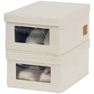 Direkt Vom Hersteller STORE IT 2er-Set: Ordnungsboxen ''Premium'' in Creme - (B)34 x (H)15 x (T)23 cm günstig kaufen | limango
