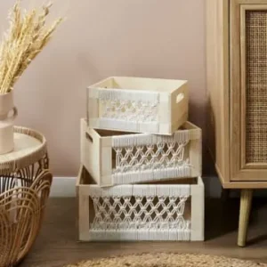 The Home Deco Kids 3er-Set: Aufbewahrungskisten in Beige günstig kaufen | limango Sofort Bestellen