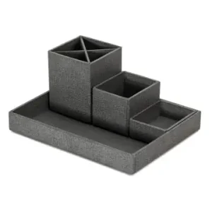 BigsoBox 4tlg. Set: Desktop-Organizer "Lena" in Grau günstig kaufen | limango Preisknaller