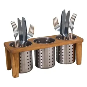 Neue Kollektion Anticline Besteckhalter in Natur/ Silber - (B)39,5 x (H)13 x (T)12,5 cm günstig kaufen | limango