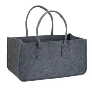 relaxdays Kaminholztasche in Anthrazit günstig kaufen | limango Finale Aktion