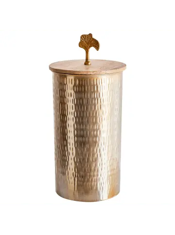 Jetzt Bestellen Beliani Bad-Kleinaufbewahrung ASWAN in Gold/Braun - (W) 19 x (H) 40 x (L) 19 cm günstig kaufen | limango