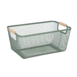 relaxdays Drahtkorb in Mint - (B)37 x (H)16,5 x (T)22,5 cm günstig kaufen | limango Markenprodukt