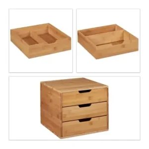 relaxdays Schreibtisch Organizer 3 Schubladen günstig kaufen | limango Knallerangebot