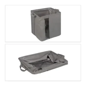 Neue Ware relaxdays Aufbewahrungskorb in Grau - (B)40 x (H)39 x (T)33 cm günstig kaufen | limango