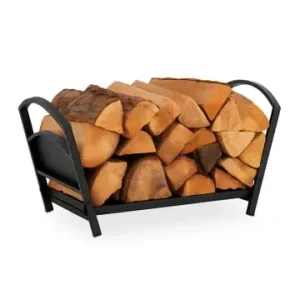 Versand Am Gleichen Tag relaxdays Kaminholzkorb in Schwarz - (B)66 x (H)33 x (T)30,5 cm günstig kaufen | limango