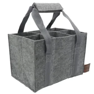 UNUS Flaschenträger Flaschenhalter 6er Filz in Grau günstig kaufen | limango Nur Heute