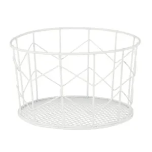 Bestpreis relaxdays 2x Drahtkorb in Weiß günstig kaufen | limango