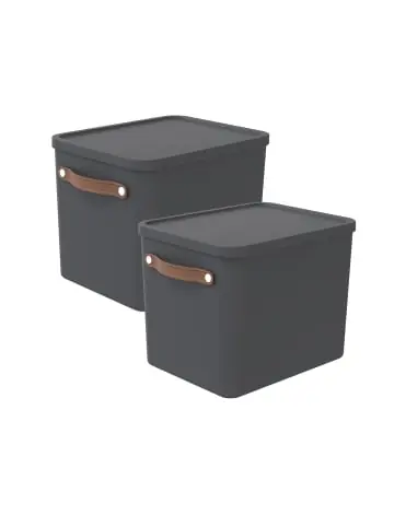 Rotho 2er-Set Aufbewahrungsbox Maloja 27l günstig kaufen | limango Neue Ware