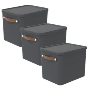 Echt Rotho 3er-Set Aufbewahrungsbox Maloja 27l günstig kaufen | limango