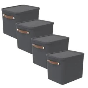 Rotho 4er-Set Aufbewahrungsbox Maloja 27l günstig kaufen | limango Abverkauf