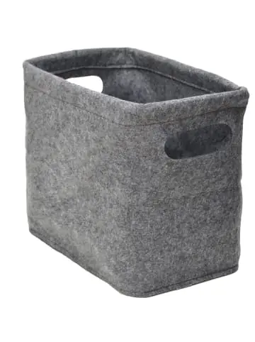 Günstig DuneDesign Filz Aufbewahrungskorb Nora in Grau günstig kaufen | limango