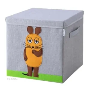 Begrenztes Angebot Lifeney Aufbewahrungsbox "DieMaus" Maus mit Decke – 33 x 33 x 33 cm günstig kaufen | limango