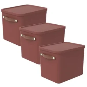 Sichere Zahlung Rotho 3er-Set Aufbewahrungsbox Maloja 27l günstig kaufen | limango