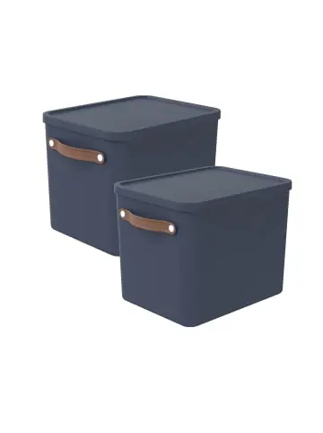 Online Kaufen Rotho 2er-Set Aufbewahrungsbox Maloja 27l günstig kaufen | limango