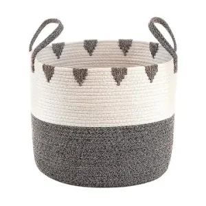 kobolo Aufbewahrungskorb BRWNWHITEBASK in Weiß günstig kaufen | limango Top-Angebot