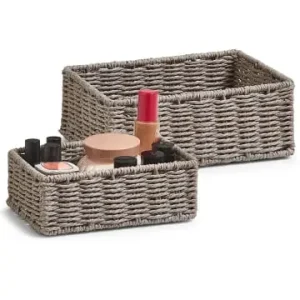 Zeller Present Aufbewahrungskörbchen in grau günstig kaufen | limango Super-Preis