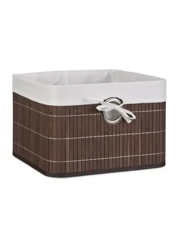 Jetzt Kaufen relaxdays 3 x Aufbewahrungskorb in Braun - (B)31 x (H)20 x (T)31 cm günstig kaufen | limango