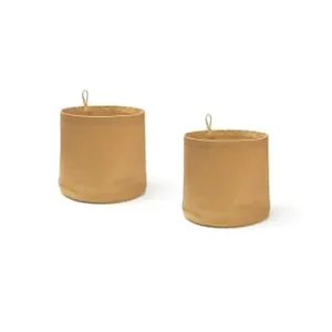 Kracherpreis Kids Concept Aufbewahrungsboxen rund aus Stoff, in Braun, 2-er Set günstig kaufen | limango