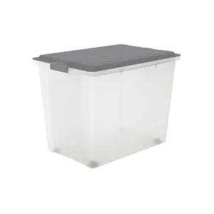 Rotho Compact Aufbewahrungsbox 70l mit Deckel, Kunststoff (PP) in Anthrazit günstig kaufen | limango Garantierte Lieferung