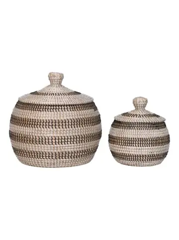Finale Aktion ebuy24 Korb Ipoh 2er Set Natur 40 x 40 cm günstig kaufen | limango