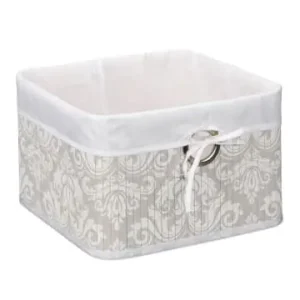 relaxdays Aufbewahrungskorb in Grau/ Weiß - (B)31 x (H)20 x (T)31 cm günstig kaufen | limango Gratis Versand