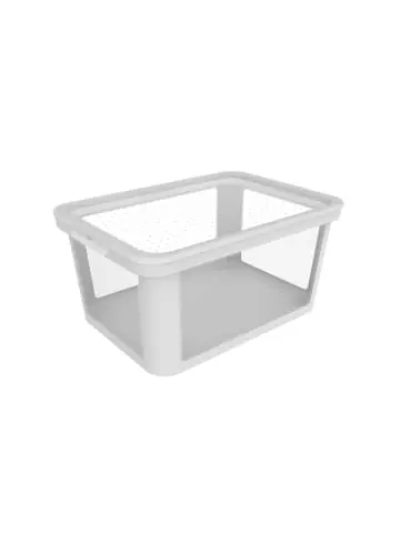 Neu Rotho Albris Aufbewahrungsbox 45l mit Deckel, Kunststoff (PP recycelt) in Weiß günstig kaufen | limango