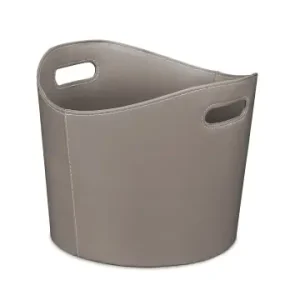 Preiswert relaxdays Holzkorb in Dunkelgrau - (H)32 x Ø38 cm günstig kaufen | limango