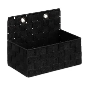 relaxdays 2 x Aufbewahrungskorb in Schwarz - (B)25x (H)20 x (T)15 cm günstig kaufen | limango Mega-Angebot