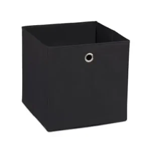 Top-Angebot relaxdays 12x Aufbewahrungsbox in Schwarz - (B)30 x (H)30 x (T)30 cm günstig kaufen | limango