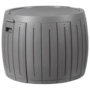 Beliani Truhe PRINOS in Grau - (W) 56 x (H) 47 x (L) 56 cm günstig kaufen | limango Super-Preis