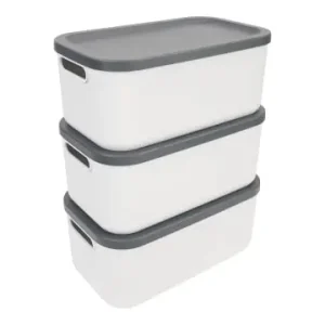 Letzte Chance Rotho Set Box 12l 3 tlg. ALBULA light günstig kaufen | limango