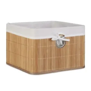 Schneller Versand relaxdays 2 x Aufbewahrungskorb in Natur- (B)31 x (H)20 x (T)31 cm günstig kaufen | limango