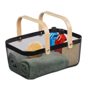 relaxdays Drahtkorb in Schwarz günstig kaufen | limango Schnäppchen