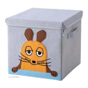 Lifeney Aufbewahrungsbox "DieMaus" Maus Gesicht mit Deckel, 30 x 30 x 30 cm günstig kaufen | limango Kracherpreis