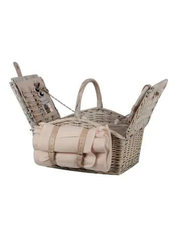 Preiswert UNUS Picknickkorb für 2 Personen in Grau günstig kaufen | limango