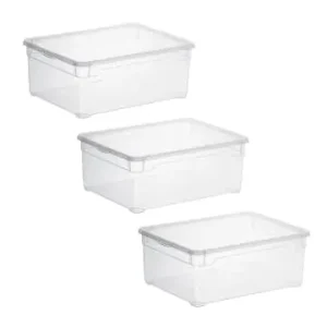 Online Kaufen Rotho 3er Set Box Men Shoe CLEAR günstig kaufen | limango