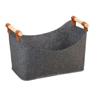 Rabatt relaxdays 2 x Filztasche in Anthrazit günstig kaufen | limango