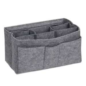 Kostenfreie Lieferung relaxdays Taschenorganizer in Dunkelgrau - (B)32 x (H)17,5 x (T)20 cm günstig kaufen | limango